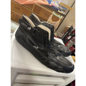 LDeck Shoes Mens 12 Black Leather Explorer Outdoors Non Slip